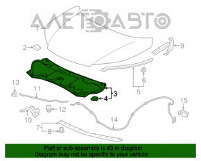 Izolarea capotei Honda CRV 12-16