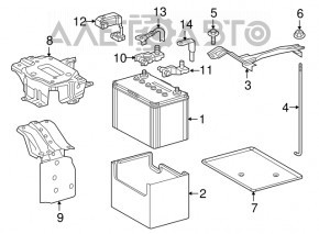 Suport baterie Lexus RX350 16-22