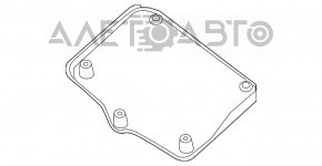 Protecție pentru bara de protecție spate Nissan Altima 13-18