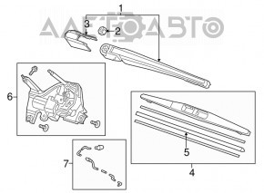 Matura trapezoidală cu motor spate Honda HR-V 16-22