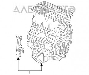 Печка в сборе Honda CRV 17-22