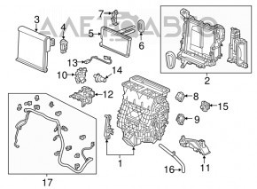 Печка в сборе Honda CRV 17-22