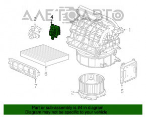 Rezistor Honda Accord 18-22