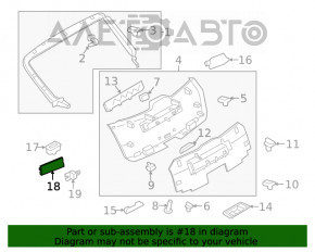 MODUL DE CONTROL AUTOMAT AL PORTBAGAJULUI Porsche Macan 15-