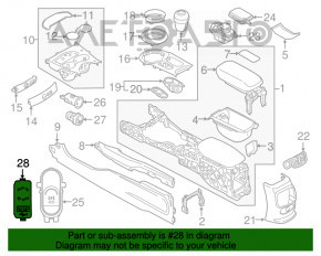 Hub USB, AUX BMW X5 F15 14-18