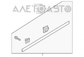 Capac usa fata stanga inferioara pentru usa Hyundai Tucson 16-20, nou, original OEM.