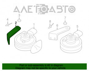 Suport semnalizare Audi Q5 8R 09-17