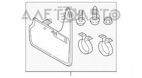 Aparator de noroi spate dreapta Audi Q3 8U 15-18 nou original OEM