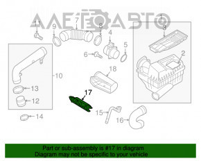 Priză aer Audi Q3 8U 15-18 plasă nou original OEM