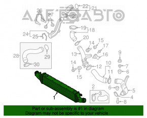 Intercooler Audi Q3 8U 15-18 CCTA nou OEM original