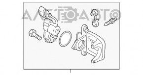 Suport spate stânga Audi Q3 8U 15-18