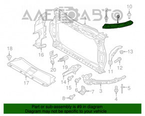 Suport TV gena stanga Audi Q3 8U 15-18 nou original OEM