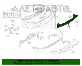 Amplificatorul pentru bara spate Audi Q3 8U 15-18