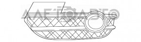 Cadru PTF dreapta Audi Q3 8U 15 nou original OEM