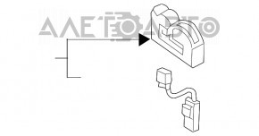 Замок капота левый Audi Q3 8U 15-18 с датчиком