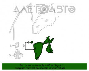 Geam electric cu motor, fata stanga, Audi Q3 8U 15-18