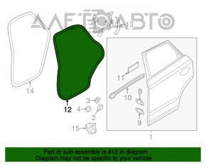 Уплотнитель двери задней правой Audi Q3 8U 15-18