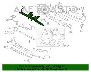 Крепление решетки радиатора grill Audi Q3 8U 15 новый OEM оригинал