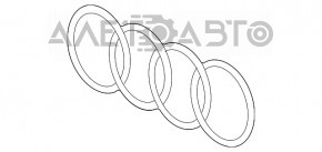 Emblema logo AUDI pe portiera portbagajului Audi Q3 8U 15-18