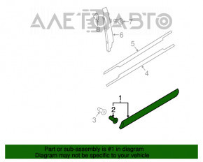 Capac usa fata stanga de jos Audi Q3 8U 15 zgarieturi