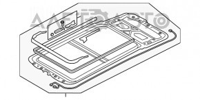 Mecanismul de panoramă a cadrului Audi Q3 8U 15-18