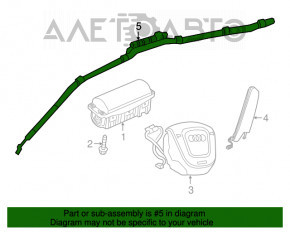 Perna de siguranță airbag cortina laterală dreapta Audi Q3 8U 15-18