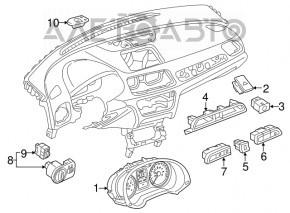 Кнопка отключения стабилизации Audi Q3 8U 15-18