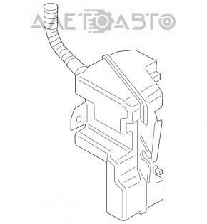 Бачок омывателя Audi Q3 8U 15-18 под омыватель фар без датчика и крышки новый OEM оригинал