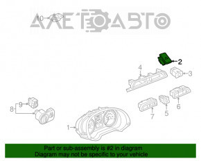 Butonul de avertizare de urgență Audi Q3 8U 15-18