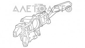 Подрулевой переключатель гитара в сборе Audi Q3 8U 15-18 под слежение за полосой без Tiptronic