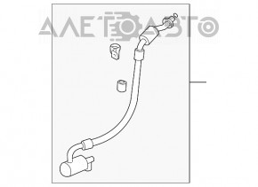 Tubul de aer condiționat, compresorul și radiatorul pentru prima generație Infiniti FX35 03-08.