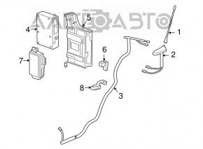 BLUETOOTH COMMUNICATION MODULE COMPUTER Chevrolet Volt 11-15