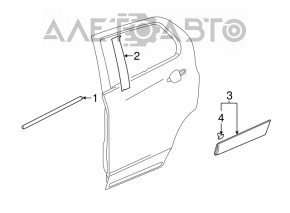 Capac usa inferioara spate stanga Buick Encore 13-19