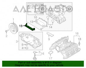 Protecția radiatorului motorului Porsche Macan 15-