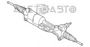 Рейка рулевая Porsche Macan 15- электро