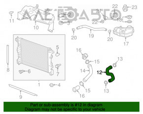 Conducta de racire superioara Chevrolet Trax 15-21 LUV noua originala