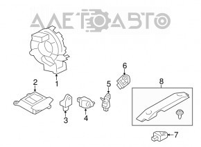 Senzor airbag dreapta spate Subaru XV Crosstrek 13-17