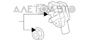 Senzor airbag usa stanga Subaru Forester 19- SK