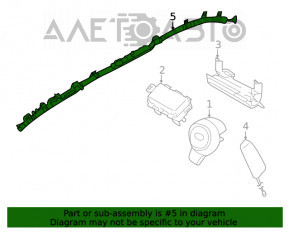 Подушка безопасности airbag боковая шторка левая Subaru Forester 19- SK