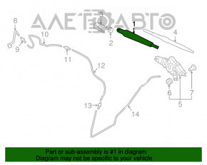 Ham de tractare spate pentru Kia Sorento 16-20