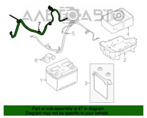 Terminal negativ al bateriei Ford Transit Connect MK2 13-