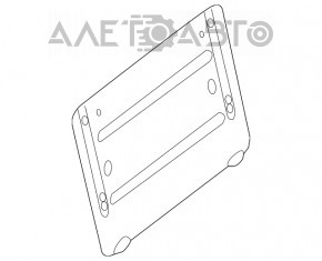 Placă sub numărul ușii portbagajului Mercedes W167 GLE 350 450 20-23