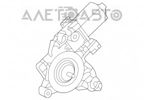 Мотор стеклоподъемника передний правый Mercedes W167 GLE 350 450 20-23