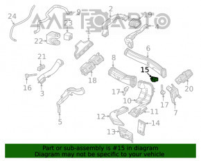 Actuator motor pentru ventilatorul de încălzire al Mercedes W167 GLE 350 450 20-23