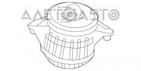 Pernele motorului dreapta Mercedes W167 GLE 450 20-23 3.0h