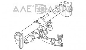 Amplificatorul de bara spate pentru Mercedes W167 GLE 350 450 20-23, din metal, pentru carlig de remorcare.