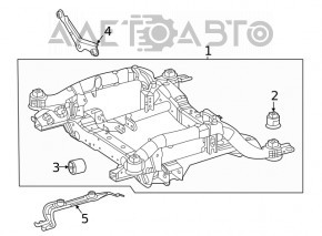 Bara de protecție față Mercedes W167 GLE 450 20-23 AWD