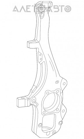 Capacul frontal stânga Mercedes W167 GLE 350 450 20-23 AWD