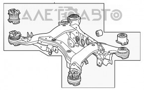 Подрамник задний Mercedes W167 GLE 350 450 20-23