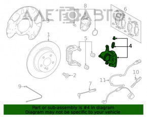 Suport spate stânga Mercedes W167 GLE 350 450 20-23 electric